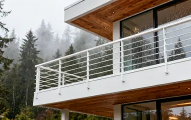 Axis horizontal railing balcony