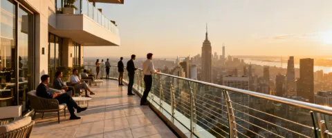 Hospitality railing